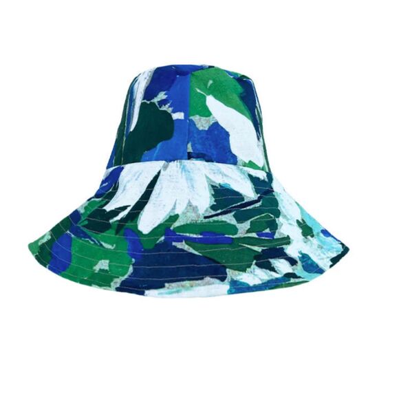 Baiia Accessories - NWT Baiia Linen Bucket Hat - Monet